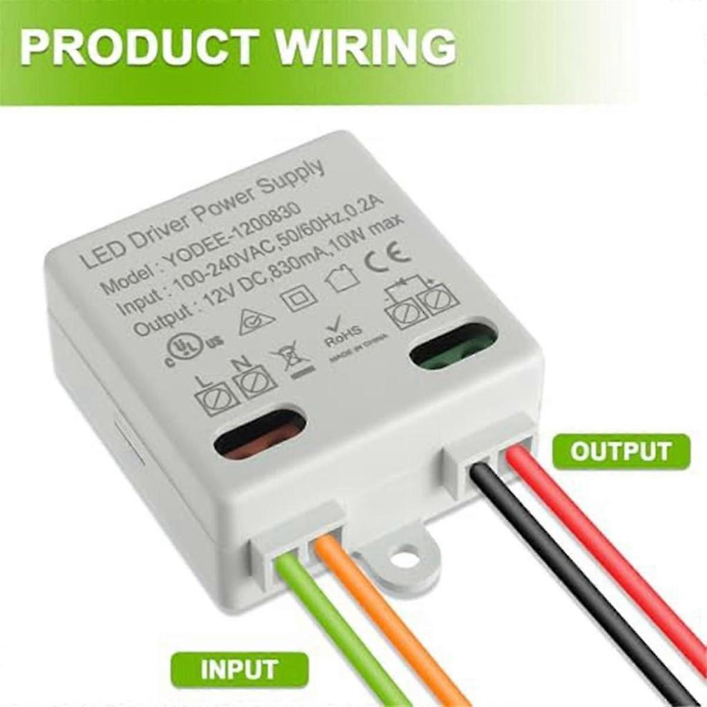 12 V/dc 10w Mini Led Transformer Led Transformer Mini For 12 V Led Lights And Stripe No Minimum Loa
