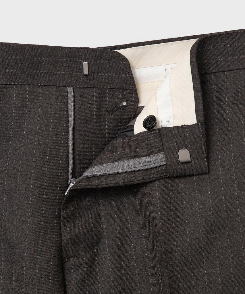 Bellie B D 52 Straight Fit Pants - Charcoal Stripe