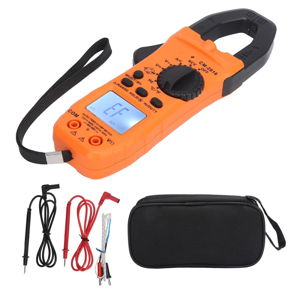 Digital Clamp Meter Multimeter AC DC NCV True RMS MultiFunction Clamp Meter CM2016