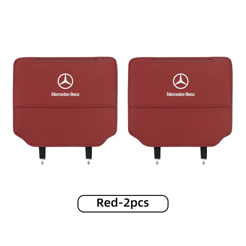2025 Hot 2PCS Car Seat Back Protector Anti-Kick Mats Anti Dirty Pad For Mercedes Benz AMG A C E Class W201 W210 W108 W204 W205 W