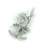 Excellent CHANEL Earring Silver Women B24S Used