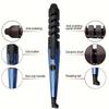 Three-in-One Curling Iron, Hair Straightener, Spiral Curler, and Comb Electric Hair Styling Set