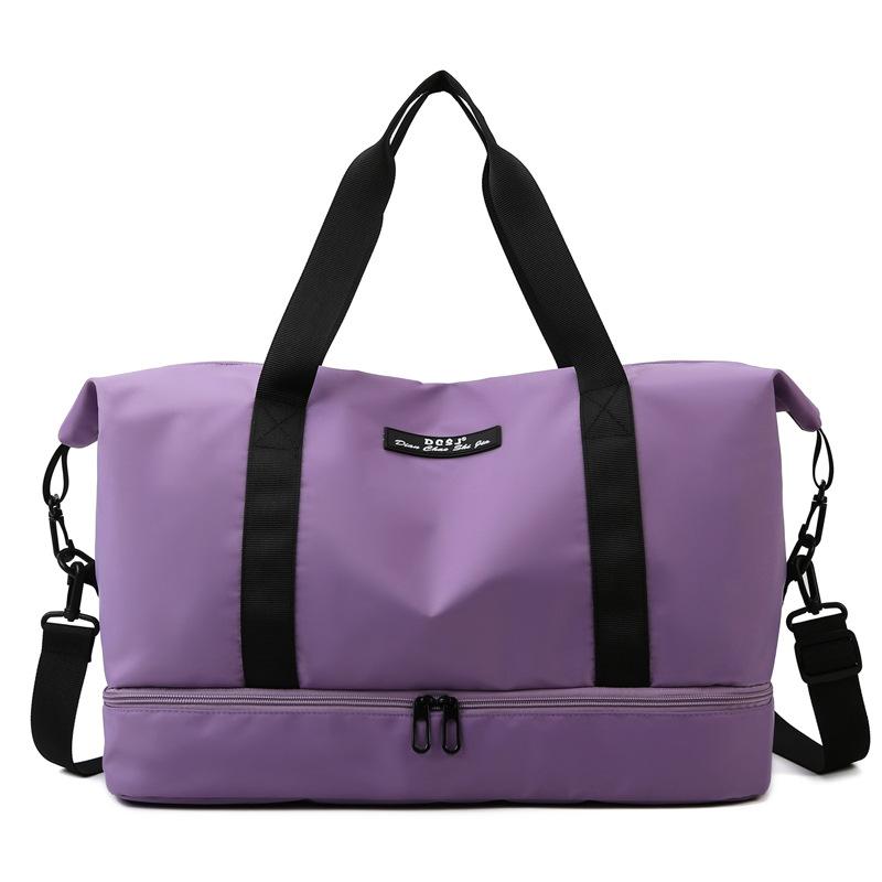 Light and large-capacity fitness bag, nylon travel bag, new men's and women's same fashion sports and leisure bag