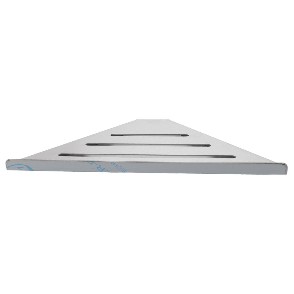 Eckduschregal Dreieckige Form Einlagig Stanzen Effiziente Aufbewahrung Lässiger Stil Edelstahl