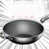 Stainless Steel Non-Stick Wok for Induction and Gas Cooking