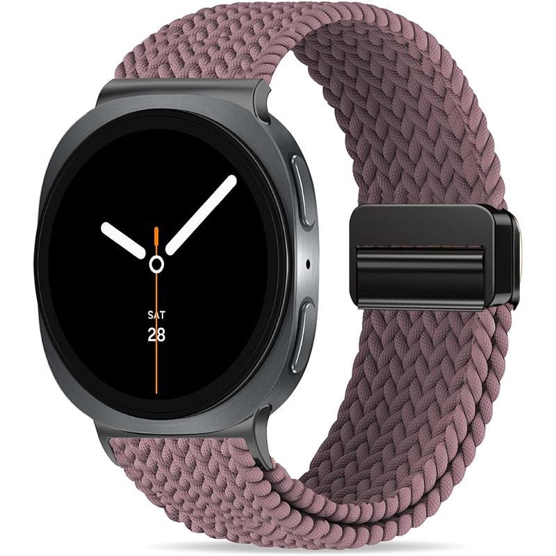 Nylon Braided Solo Loop Strap Suitable for Samsung Galaxy Watch 8 40mm/44mm Magnetic Band For Galaxy Watch 8 Classic Correa