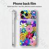 Hippie Psychedelic floral flowers TICKET Decal Skin Wrap for iPhone 17 Pro/Pro max Protective Film for Back, Frame, Camera