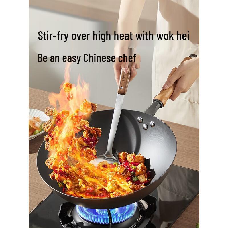 COOKER KING 28 см Антипригарный Вок из Углеродистой Стали