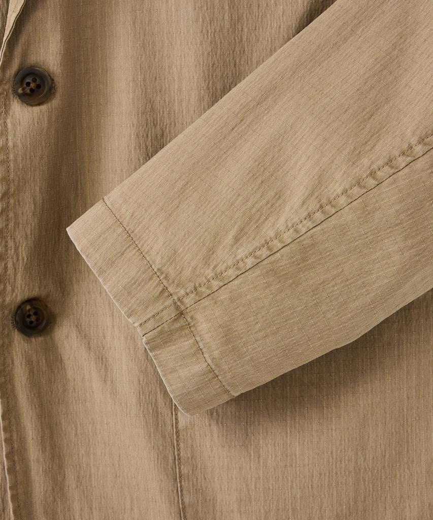 Stco Diems Garment Washed Ripstop Blazer_Beige (Oversized)_Djaxa64Osd
