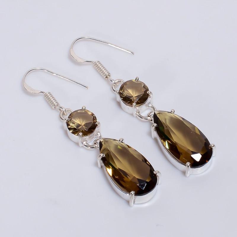 

Personalized Silver Name Earrings for Brother with Custom Engraving Option 7-8