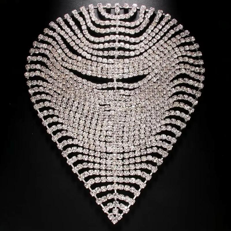 

Multi-layer Hair Chain Simple Sparkling Headwear Fashionable Stage Performance Catwalk Accessories срібний