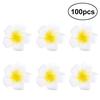 6cm Artificial of 100 Real Touch Plumeria Frangipani Wedding Decor Hawaiian Foam Blooms