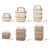 Bento Box Microwave Lightweight Leakproof Adult Lunch Box Stackable Meal Prep