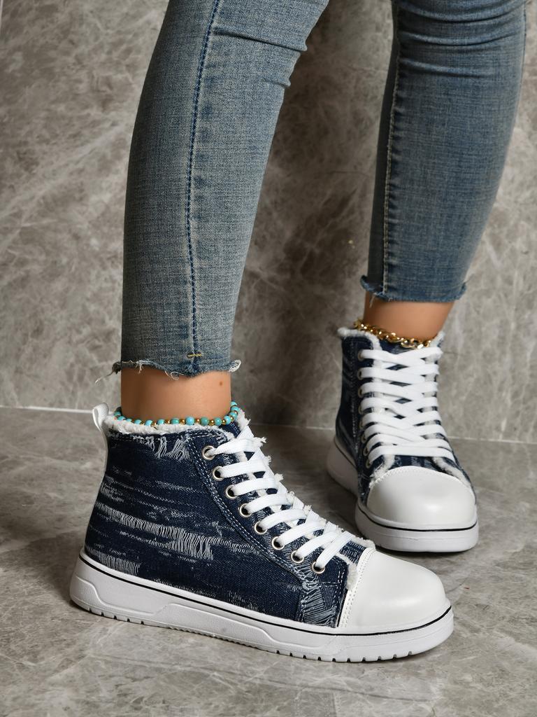 Women's Shoes Round Head Lace Sponge Sole Vulcanized Shoes for Women New Breathable Sports Shoes for Women Casual Shoes