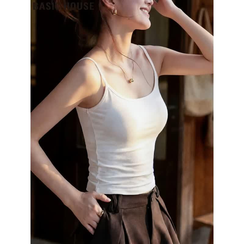 Basic House Women s U-Neck Camisole XL