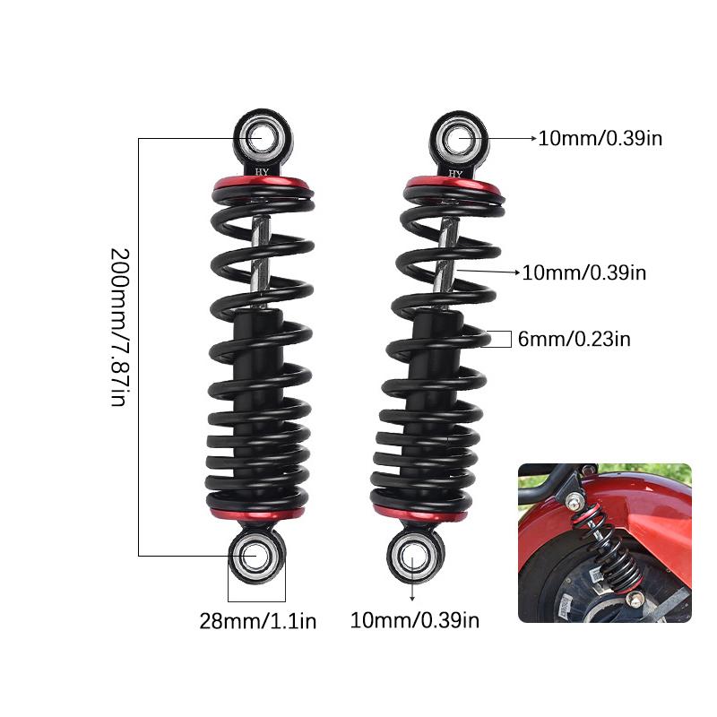 Motorcycle Shock Absorber Air Protection Falling Dirt Bike Scooter Quad Atv Shocks Absorbers Spring Suspension