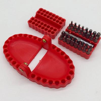 Denture Screwdriver Bit Organizer Holder With Magnetic Base,Drill Bit Holder
