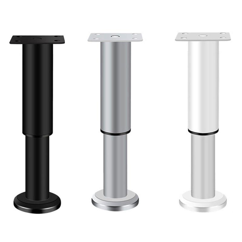 4Pcs Adjustable Height Table Legs Alloy Furniture Support Telescoping Furniture Leg For Bedside Sofa Table Cabinet