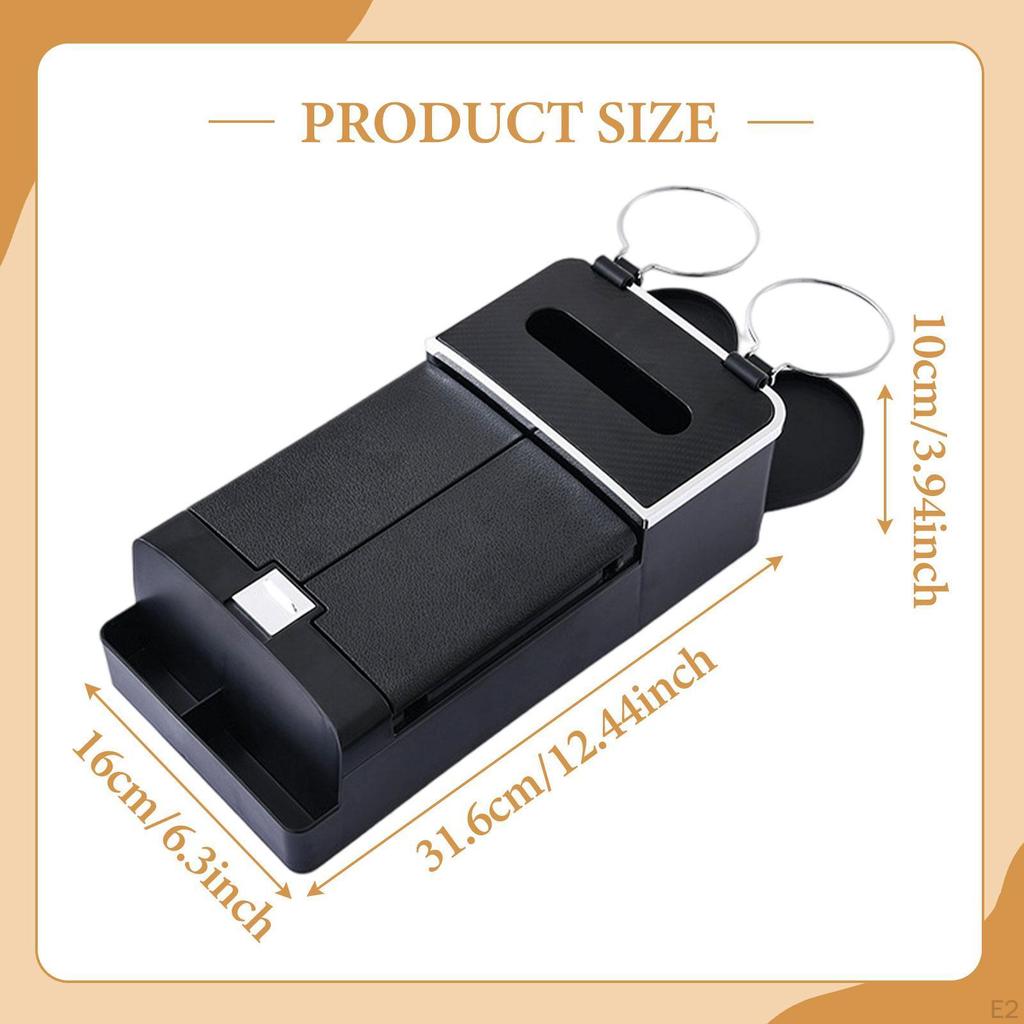 Auto Mittelarmlehnen-Organizer, Taschentuchaufbewahrung, Mitte