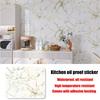 40cm Marble Pattern Kitchen Wall Stickers Self-Adhesive Oil-Proof Stain-Resistant Livingroom Resistant Home Decorative Wallpaper