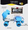 Children's Double-Row Four-Wheel Roller Skates with Protective Gear