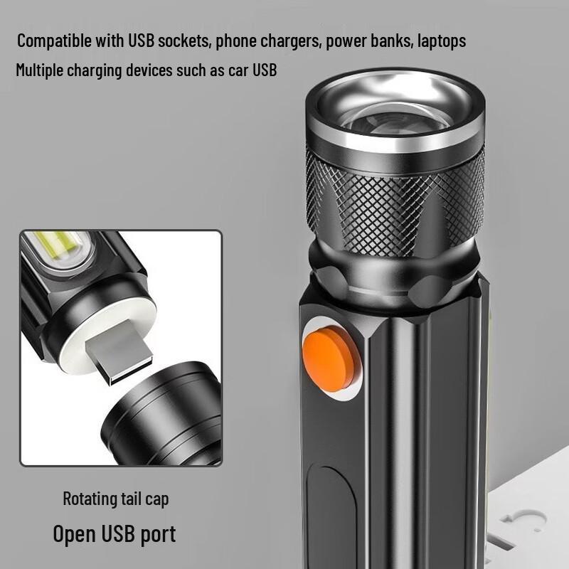 Upgraded Multifunction Magnetic Work Light Flashlight