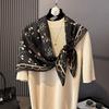 Fashion Printed Square Scarf Women Neck Shawl For Daily Wear