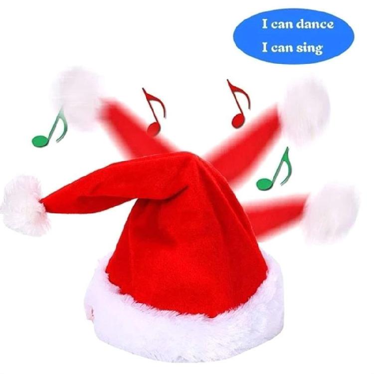 Electric Novelty Christmas Cap Costume for New Year Festival Party for Man Woman