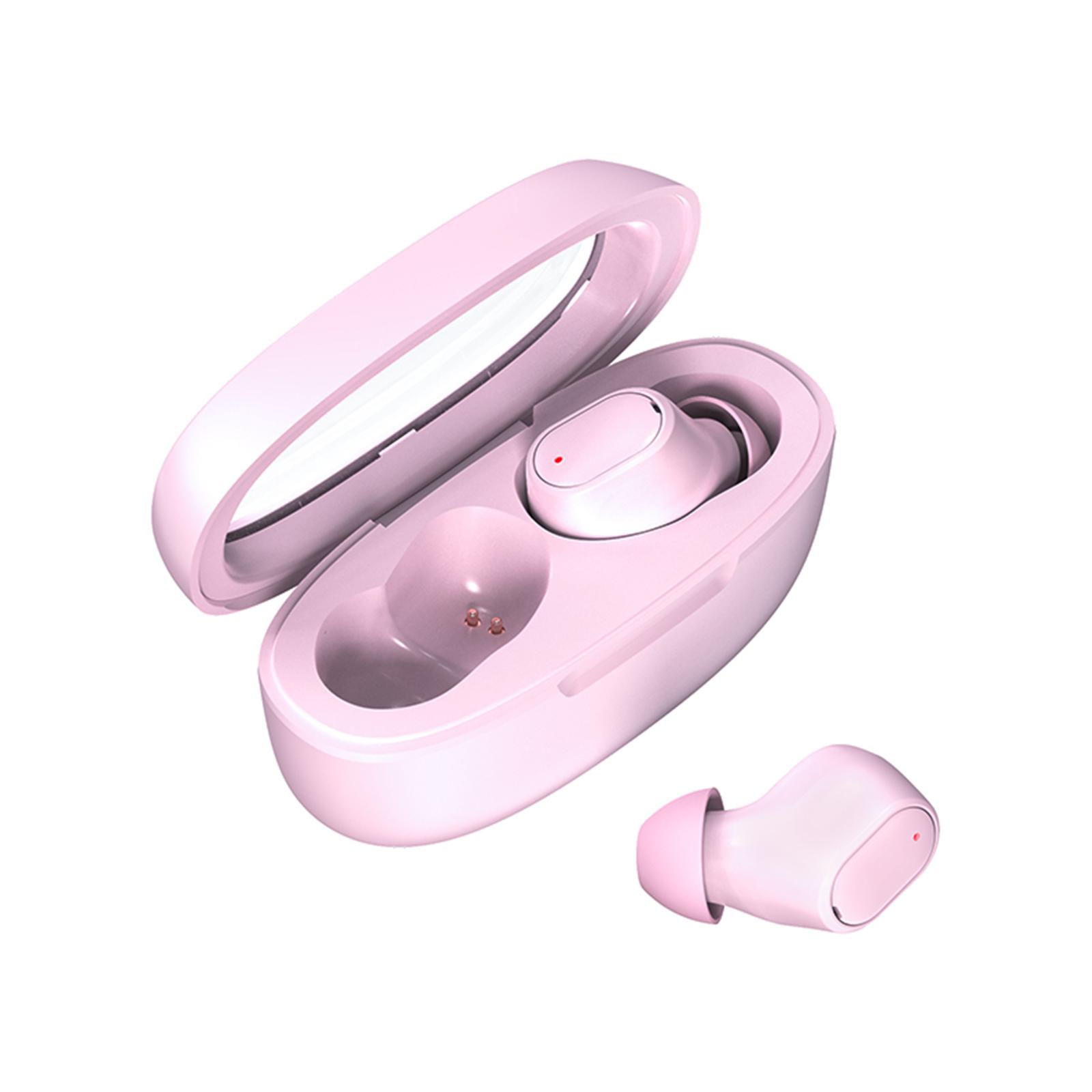 

Четырехцветный прозрачный отсек K90 с низким энергопотреблением и длительным сроком службы батареи, беспроводная гарнитура BT розовый