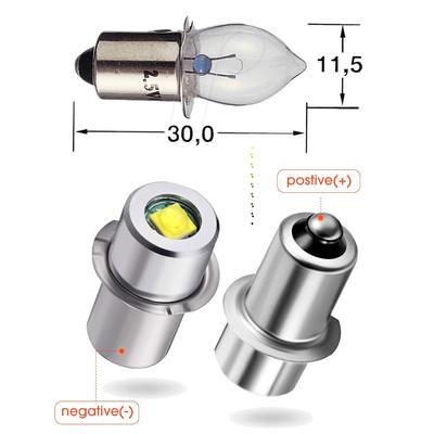 P13 .5s Glühbirne 3w Pr2 3v 6v 4 .5v 18v LED-Taschenlampe Ersatz Fahrrad-Arbeitslampe \Tmaglite LED-Umrüstsatz