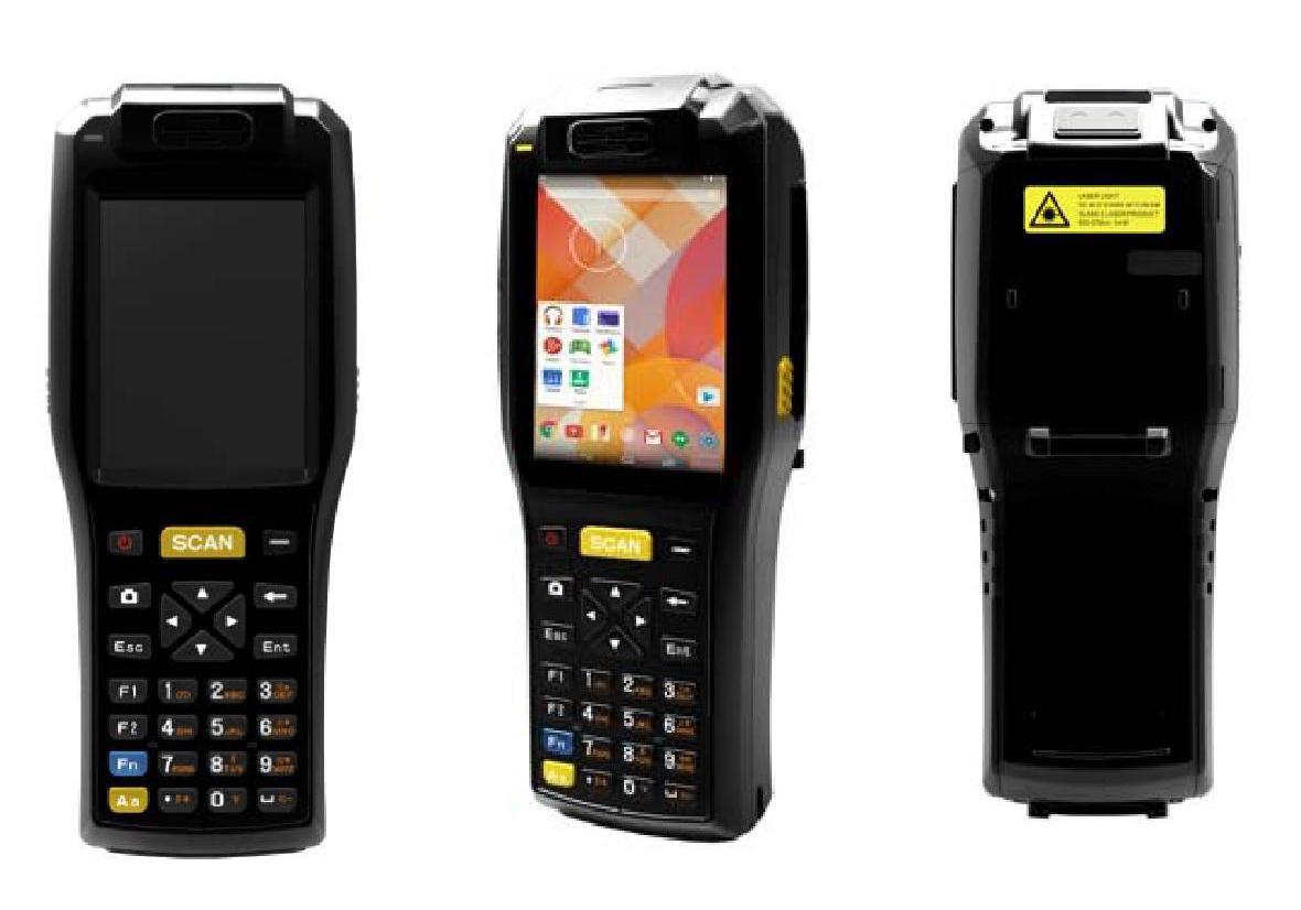 QS3505 Android PDA: Printer, NFC Reader/Writer, Parking Fee Collection, Scan Code. чёрный