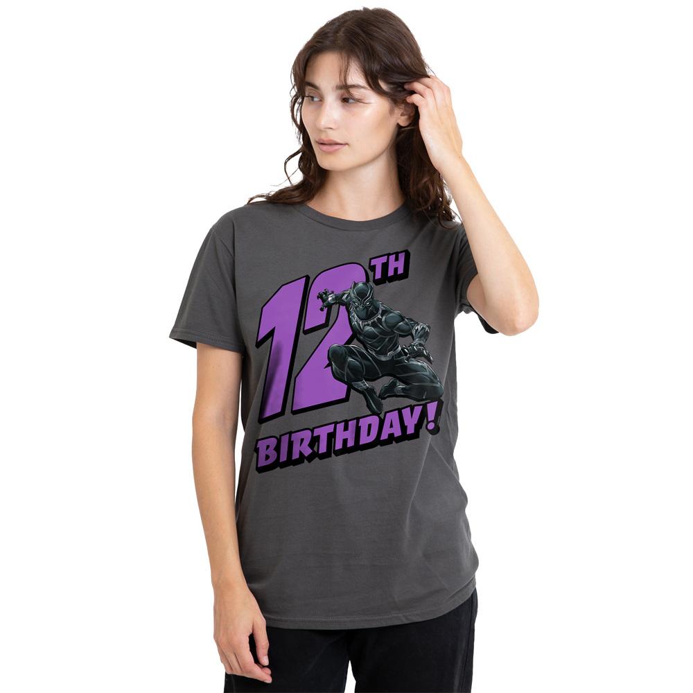 Black Panther: Wakanda Forever Womens/Ladies 12th Birthday T-Shirt