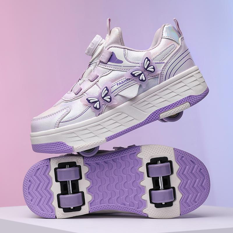 29-40 Meiteņu Violetas Rotējoša Poga Četru