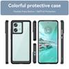 For Motorola Edge 40 Neo 5G Case Anti-scratch TPU+Acrylic Cellphone Back Cover