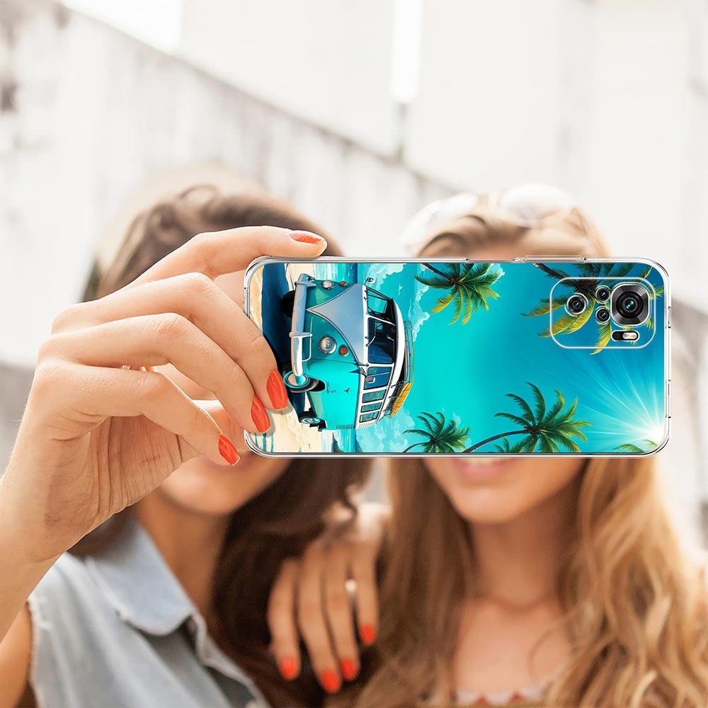 Phone Case For Xiaomi Redmi Note 15 14 13 12 4G 10 11 Pro Plus 5G 14C 13C 12C 10C TPU Cover Combi Van Car Outdoor Camping