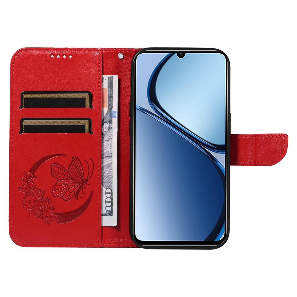 For Realme Note 60x 4G/C63 4G/C61 4G Case Butterfly PU Leather Phone Cover Stand Card Holder