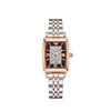 Oushijia New Square Diamond Women's Roman Minimalist Tonneau Quartz Watch