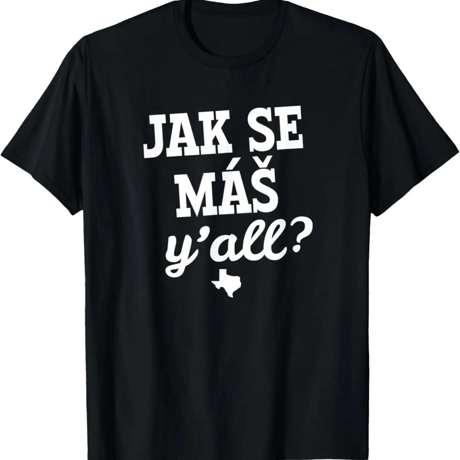Jak Se Mas Yall Texas Czech Festival Family Group Shirt T-Shirt S чёрный