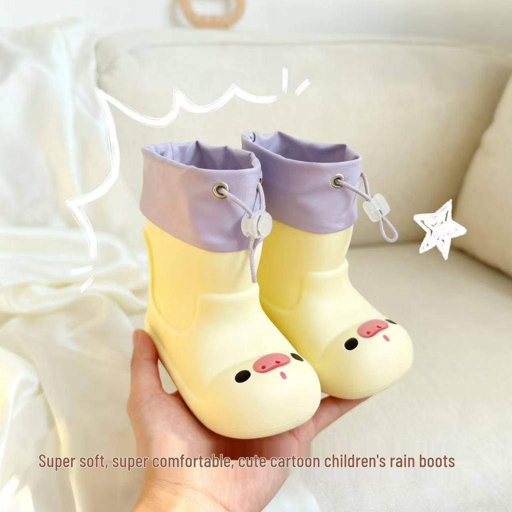 Dopamine Kids' Lightweight Anti-Slip Rain Boots - Ideal for Kindergarten & Outdoor Play