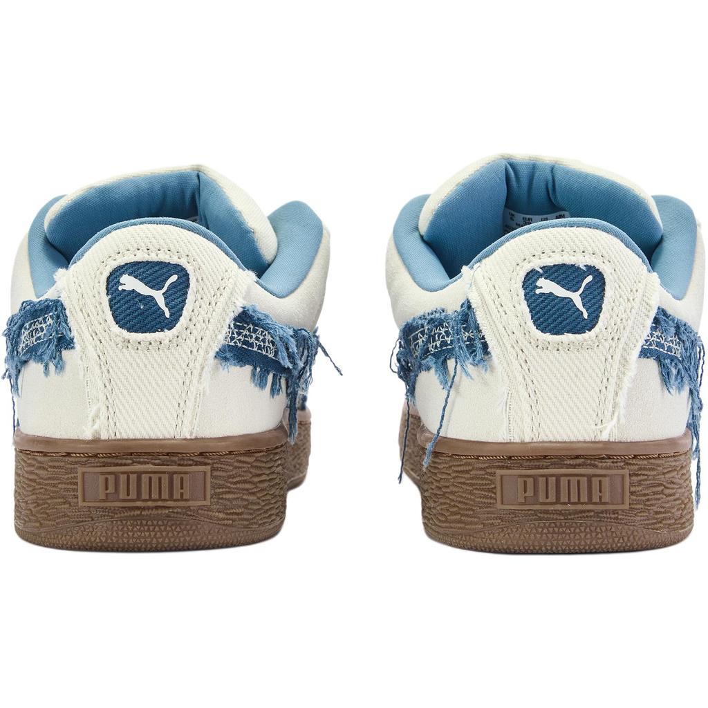 Puma Suede XL Versatile Comfortable Low-Top Sneakers Unisex Sneakers Off-White Blue 403228-01