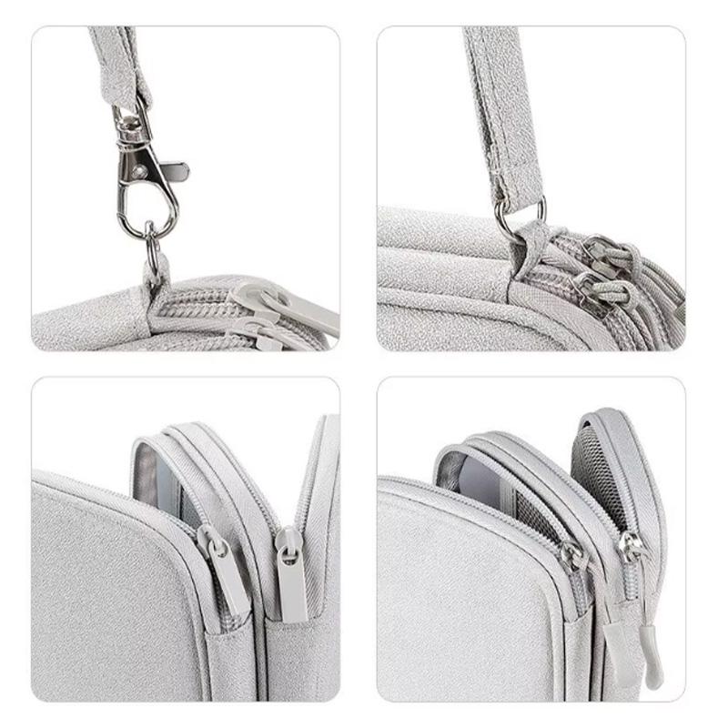 1 adet Pembe/Gri/Siyah/Lacivert Seyahat Taşınabilir Dijital Ürün Saklama Çantası USB Veri Kablosu Düzenleyici Kulaklık Şarj Hazine Kutusu Çantası