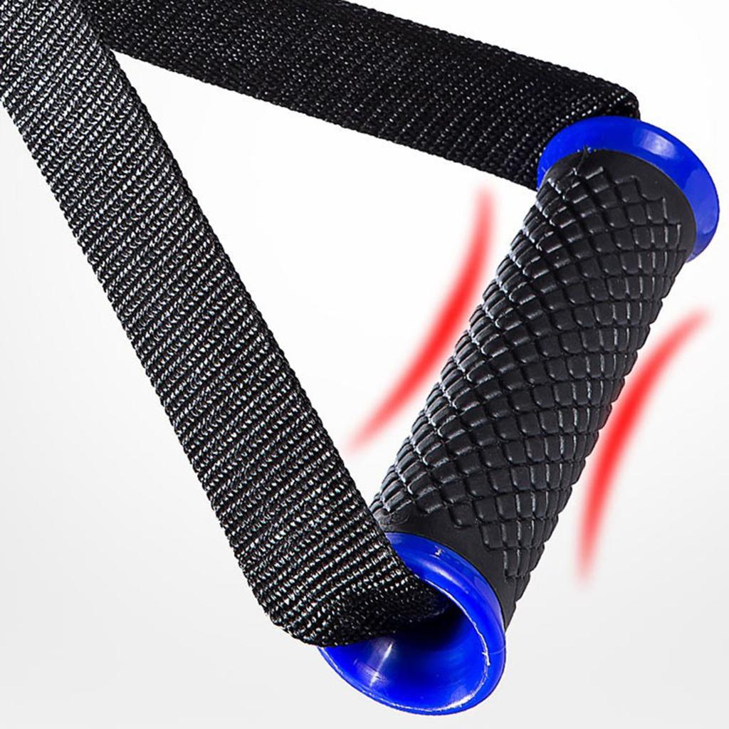 1Pair Multifunctional Gym Resistance Bands Handle  Gym Exercise Handle Pull Down Grip Fitness Workout Band Handle