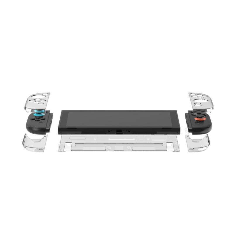 Transparent Pc Hard Case Protective Shell Cover For Ns Switch 2 Game Console Joy-Con Back Full Protector For Switch Accessories