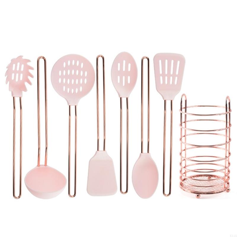 KX4B Stainless Steel Utensils Kitchen Utensil Sets Non-Stick & Non-Scratch Cookwares