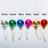 12Pcs Christmas Balls Hanging Ornament 3cm Diameter Colored Balls Party Venue Atmosphere Decoration Accessories Xmas Tree Pendant Christmas Mall