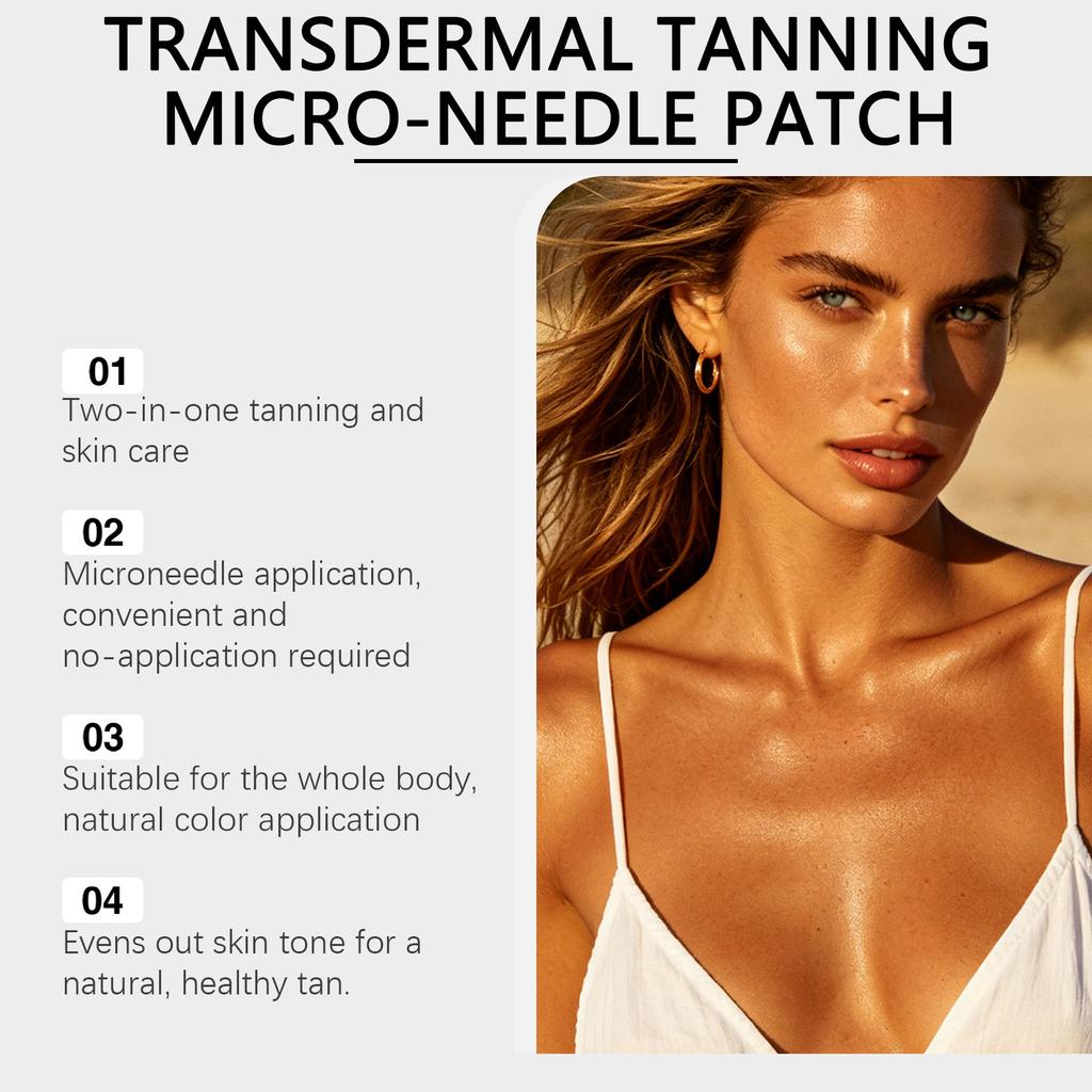 Summer Outdoor Self Tanning Patches Breathable Lightweight Tanning Stickers Natural Bronze Skin Tan Patches Less