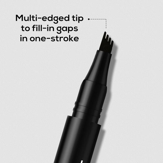 RENEE Browfill Eyebrow Pen- Black, Waterproof & Smudge-proof, One Swipe Application with Micro Precision, Natural & Long-lasting Finish