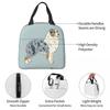 Australian Shepherd Aussie Dog Insulated Lunch Bag for Women Kids Leakproof Food Boxes Thermal Lunch Box Tote