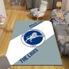 Millwall Flannel Printed Carpet, Home Sofa Decoration for Living Room & Bedroom, Non‑Slip Play Flannel Floor Mat for Game Room