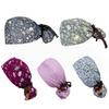 All-Cotton Cartoon Print Bouffant Cap for Female Doctors and Nurses